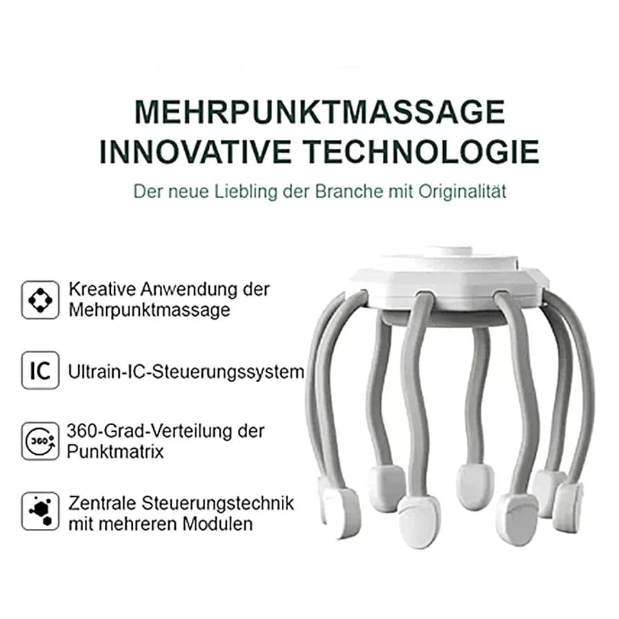 Electric Scalp Massager Head Scratcher Octopus Claws