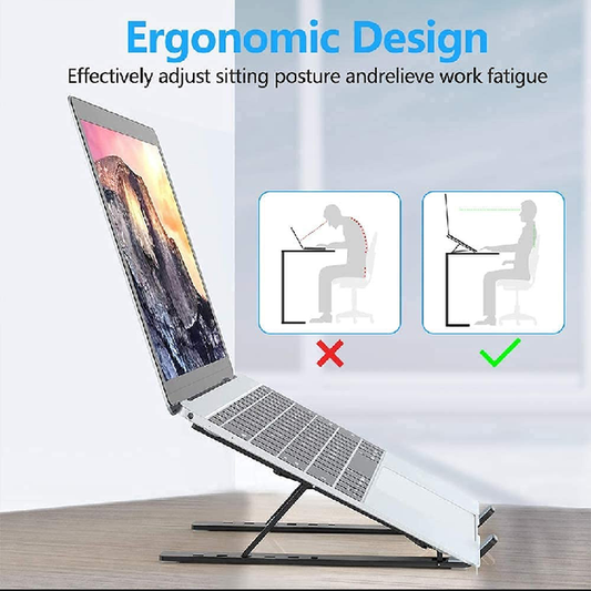 laptop stand Aluminum Alloy Adjustable Multi-angle Laptop Stand 10-17 inch Tab Notebook