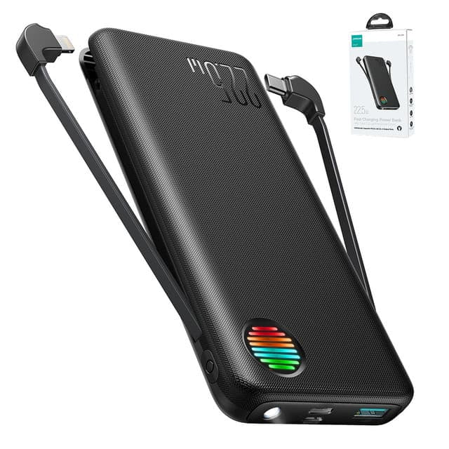 Joyroom JR-L015 22.5W Power Bank with Dual Cables